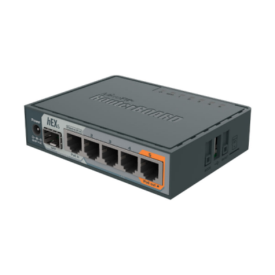 ROTEADOR ROUTER BOARD RB760IGS HEX S - MIKROTIK