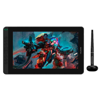 MESA DIGITALIZADORA GS1331-K HUION KAMVAS COM SUPORTE - TAMANHO 13", TELA FULL HD (COR PRETO)