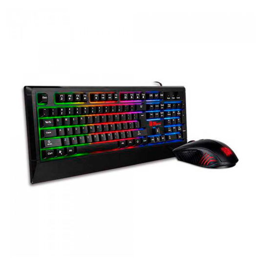 KIT MOUSE E TECLADO THERMALTAKE CHALLENGER CM-CHC-WLXXPL-PB KIT MOUSE E TECLADO THERMALTAKE CHALLENGER CM-CHC-WLXXPL-PB
