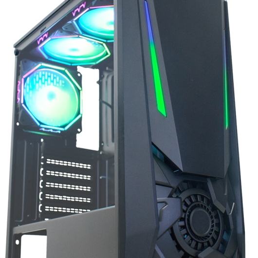 GABINETE GAMER K-MEX FITA LED RGB
