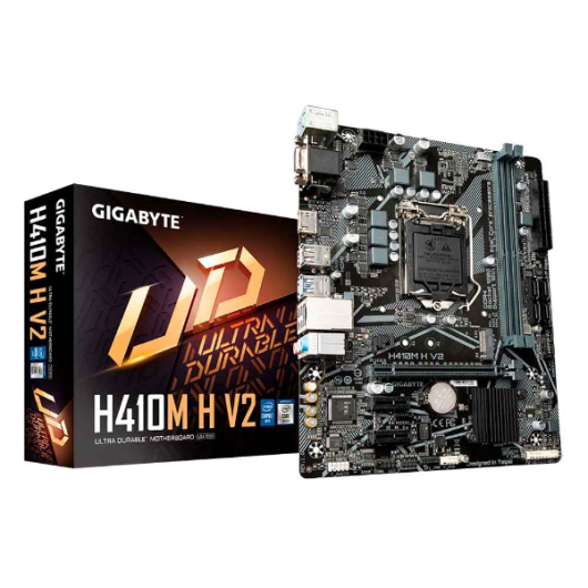 PLACA MAE (INTEL) GIGABYTE H410M H V2 1.7 DDR4 M-ATX M.2 NVME LGA1200 PLACA MAE (INTEL) GIGABYTE H410M H V2 1.7 DDR4 M-ATX M.2 NVME LGA1200