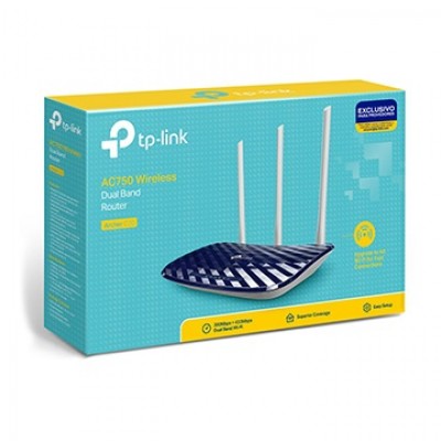ROTEADOR WIRELESS TPLINK ARCHER C20 AC750