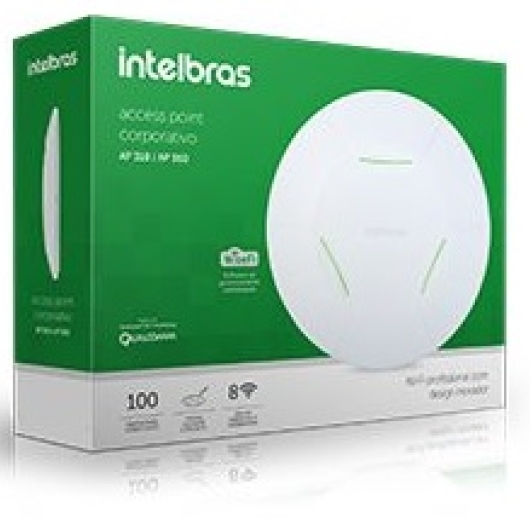 ROTEADOR/ACCESS POINT DE TETO - Wireless 300Mbps AP310 Intelbras ROTEADOR/ACCESS POINT DE TETO - Wireless 300Mbps AP310 Intelbras