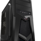 GABINETE GAMER G-FIRE HTSY127B6S SEM FONTE PRETO 2 BAIAS