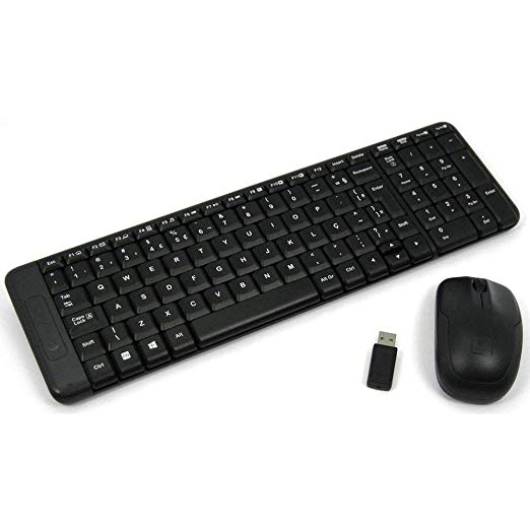 TECLADO E MOUSE S/FIO LOGITECH MK220