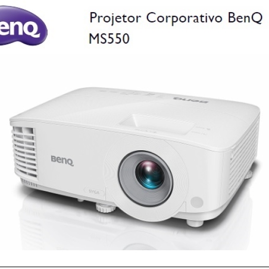 Projetor BenQ de Vídeo MS550 (800x600) 3600 Lumens Projetor BenQ de Vídeo MS550 (800x600) 3600 Lumens