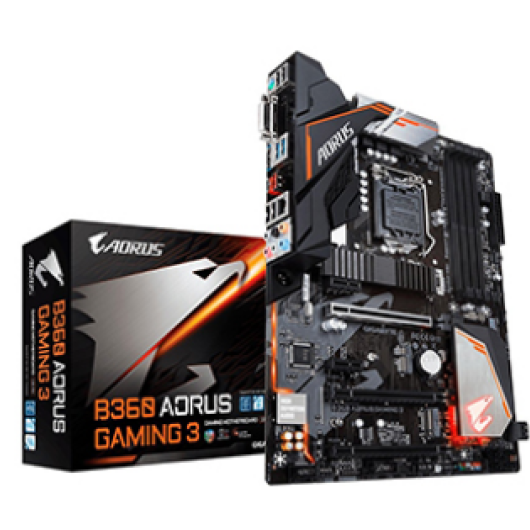 PLACA MAE (INTEL) GIGABYTE B360 AORUS GAMING 3 DDR4 1151 8º GERAÇÃO