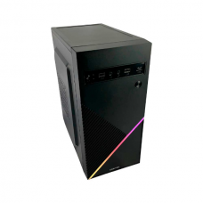 GABINETE GAMER LIKETEC BASIC ONE V2 RGB SEM FAN MICRO ATX RGB PRETO